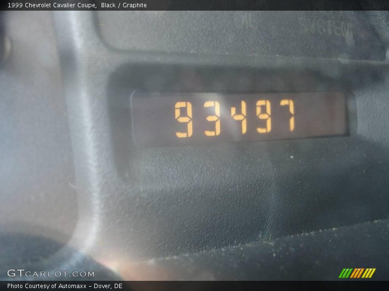 Black / Graphite 1999 Chevrolet Cavalier Coupe