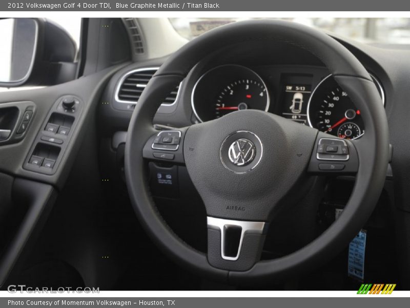 Blue Graphite Metallic / Titan Black 2012 Volkswagen Golf 4 Door TDI