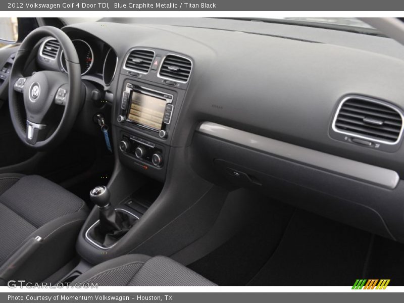 Blue Graphite Metallic / Titan Black 2012 Volkswagen Golf 4 Door TDI