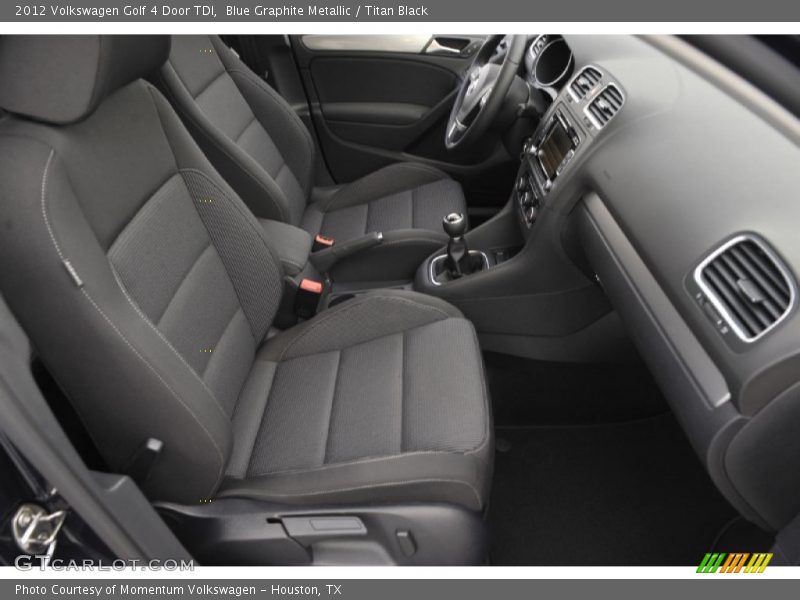 Blue Graphite Metallic / Titan Black 2012 Volkswagen Golf 4 Door TDI