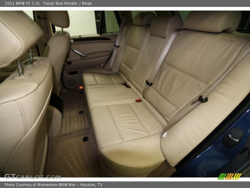 Topaz Blue Metallic / Beige 2001 BMW X5 3.0i
