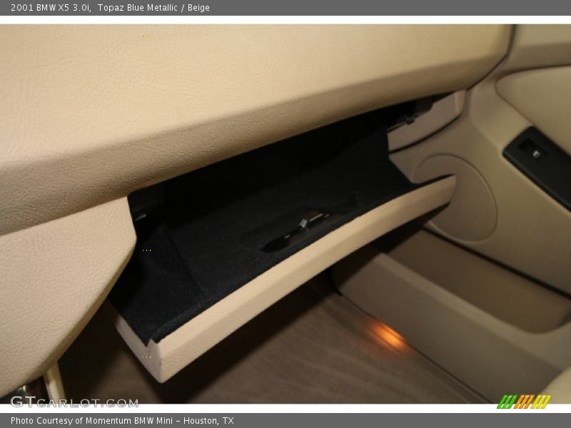 Topaz Blue Metallic / Beige 2001 BMW X5 3.0i