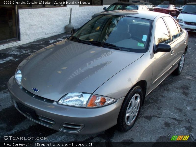 Sandrift Metallic / Neutral 2002 Chevrolet Cavalier LS Sedan