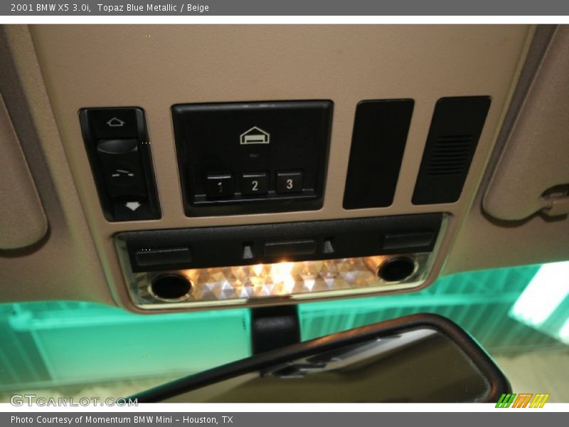 Topaz Blue Metallic / Beige 2001 BMW X5 3.0i