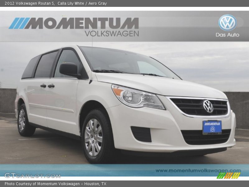 Calla Lily White / Aero Gray 2012 Volkswagen Routan S