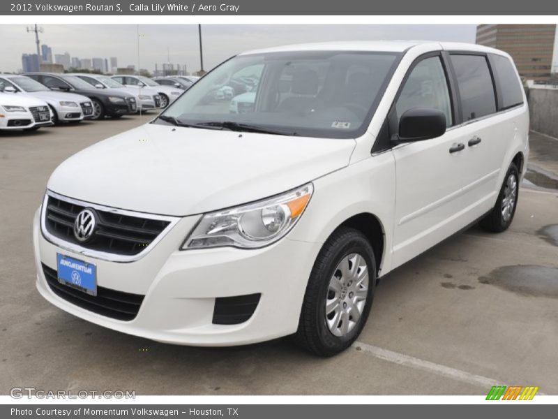 Calla Lily White / Aero Gray 2012 Volkswagen Routan S
