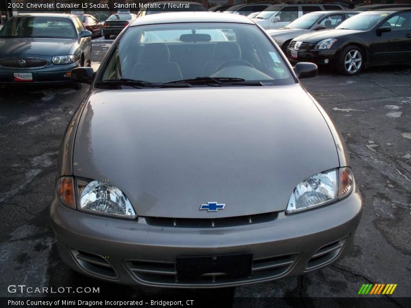 Sandrift Metallic / Neutral 2002 Chevrolet Cavalier LS Sedan