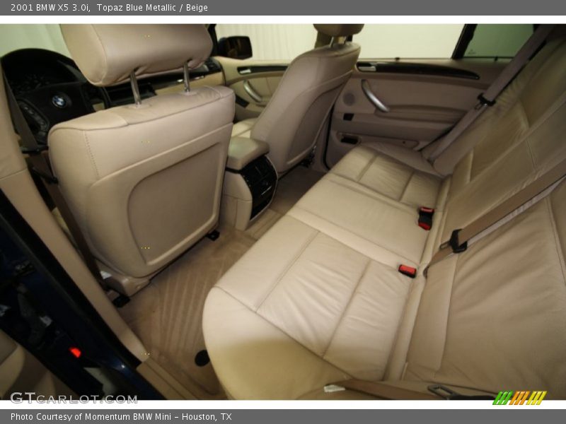 Topaz Blue Metallic / Beige 2001 BMW X5 3.0i