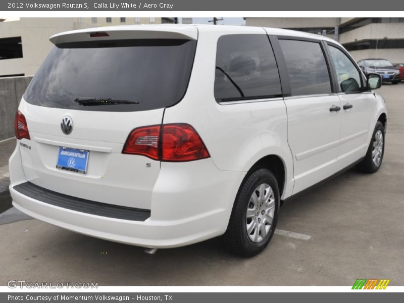 Calla Lily White / Aero Gray 2012 Volkswagen Routan S
