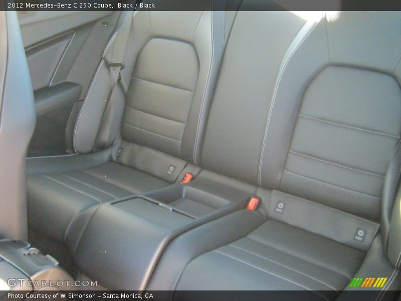 Black / Black 2012 Mercedes-Benz C 250 Coupe