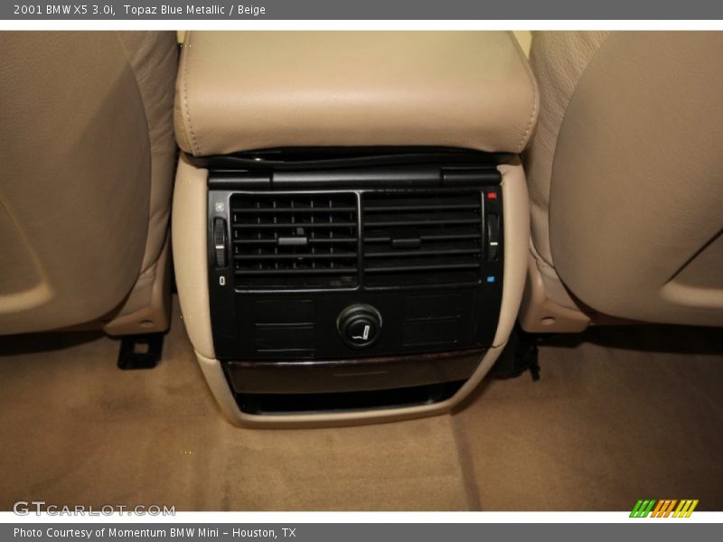 Topaz Blue Metallic / Beige 2001 BMW X5 3.0i