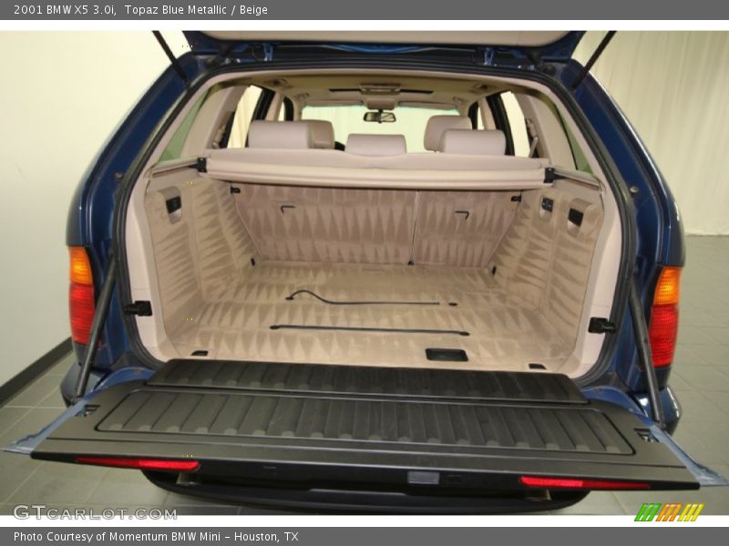 Topaz Blue Metallic / Beige 2001 BMW X5 3.0i