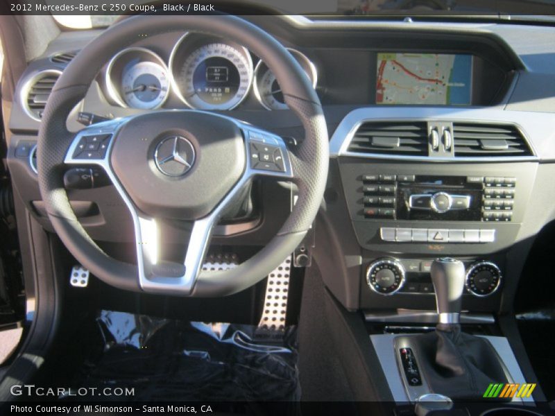 Black / Black 2012 Mercedes-Benz C 250 Coupe