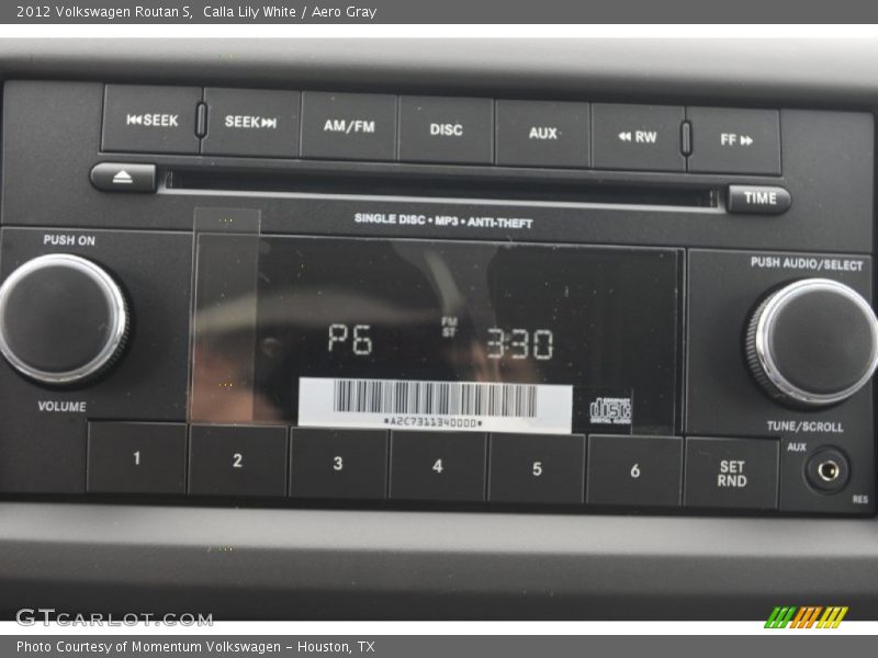 Calla Lily White / Aero Gray 2012 Volkswagen Routan S