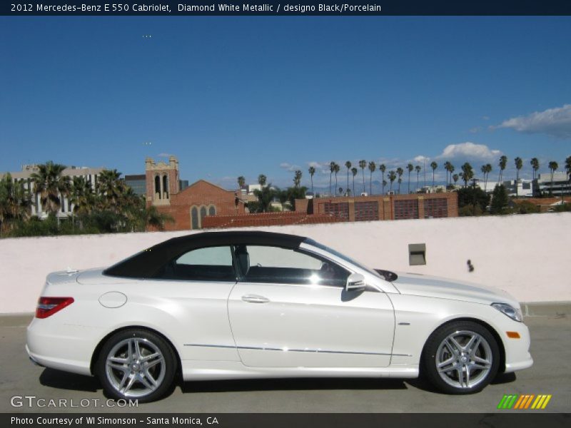  2012 E 550 Cabriolet Diamond White Metallic