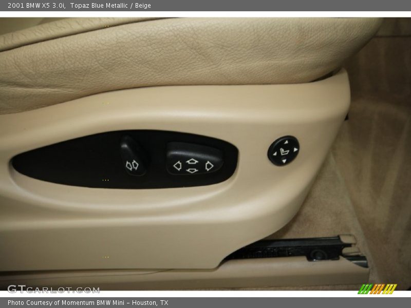Topaz Blue Metallic / Beige 2001 BMW X5 3.0i