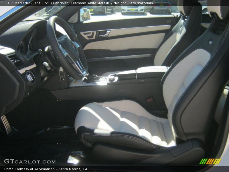  2012 E 550 Cabriolet designo Black/Porcelain Interior