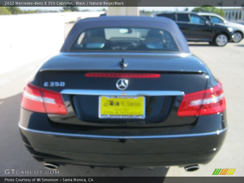 Black / Natural Beige/Black 2012 Mercedes-Benz E 350 Cabriolet