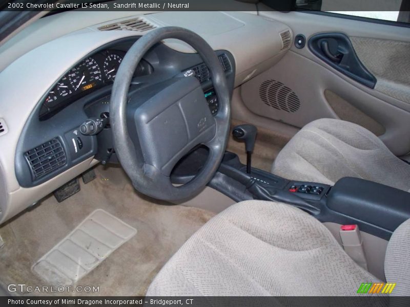 Sandrift Metallic / Neutral 2002 Chevrolet Cavalier LS Sedan