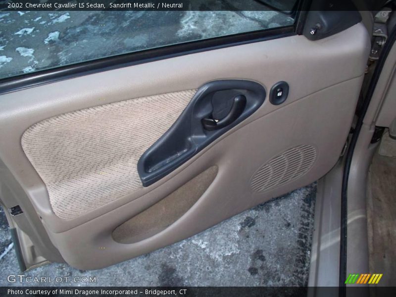 Sandrift Metallic / Neutral 2002 Chevrolet Cavalier LS Sedan