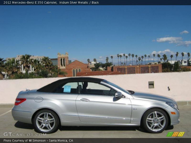 Iridium Silver Metallic / Black 2012 Mercedes-Benz E 350 Cabriolet