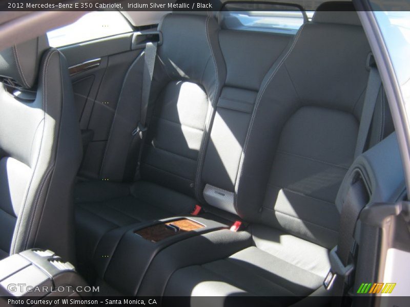 Iridium Silver Metallic / Black 2012 Mercedes-Benz E 350 Cabriolet