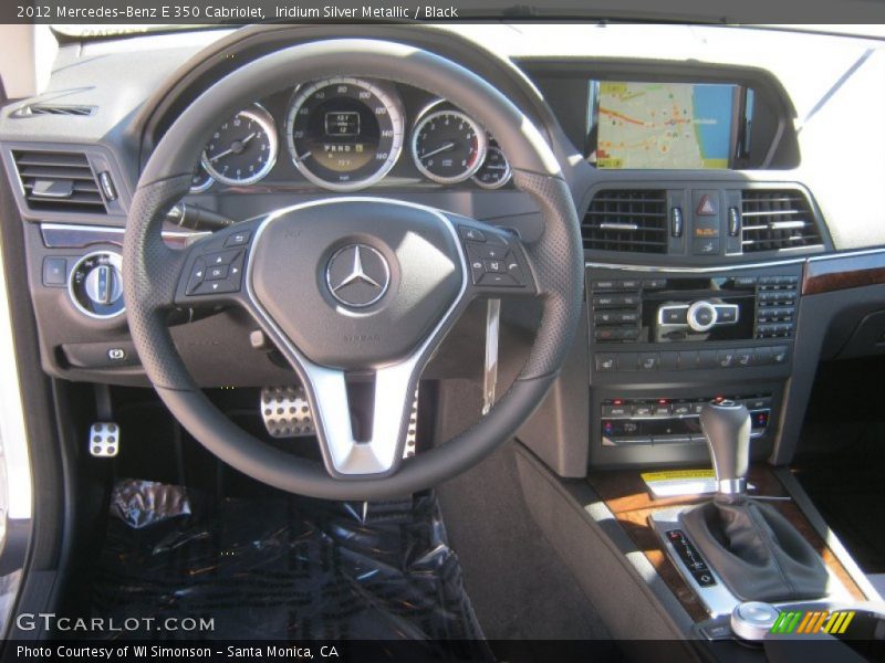 Iridium Silver Metallic / Black 2012 Mercedes-Benz E 350 Cabriolet