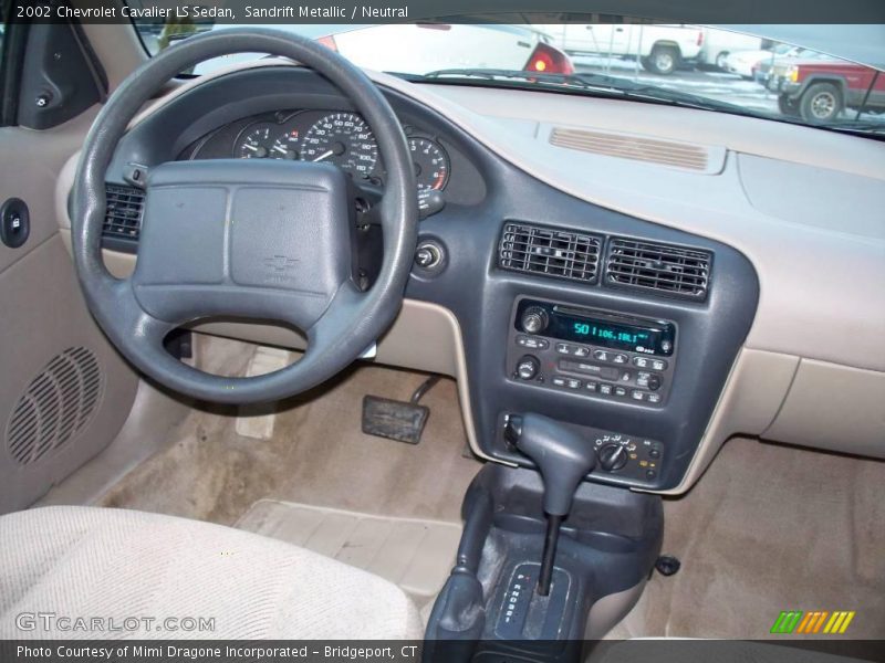 Sandrift Metallic / Neutral 2002 Chevrolet Cavalier LS Sedan