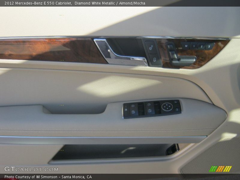 Diamond White Metallic / Almond/Mocha 2012 Mercedes-Benz E 550 Cabriolet