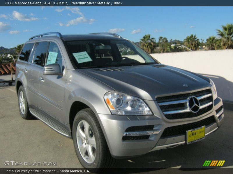 Paladium Silver Metallic / Black 2012 Mercedes-Benz GL 450 4Matic