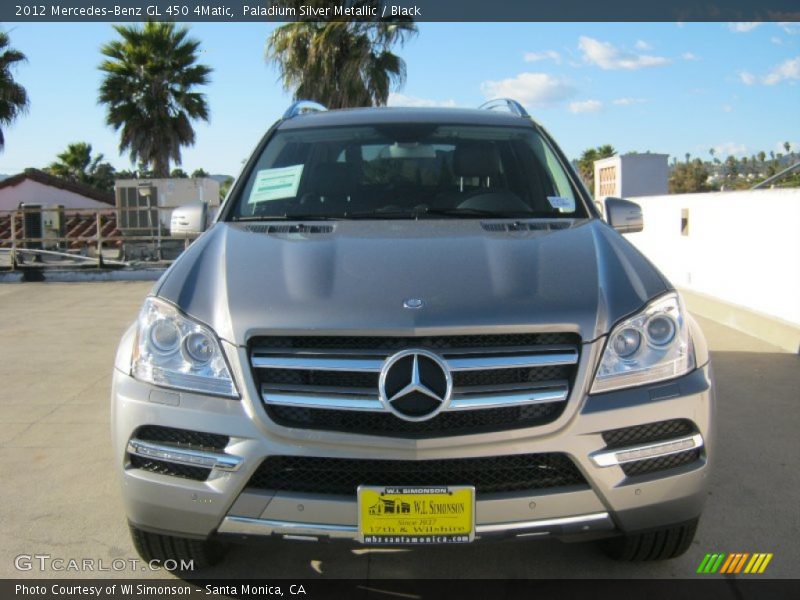 Paladium Silver Metallic / Black 2012 Mercedes-Benz GL 450 4Matic