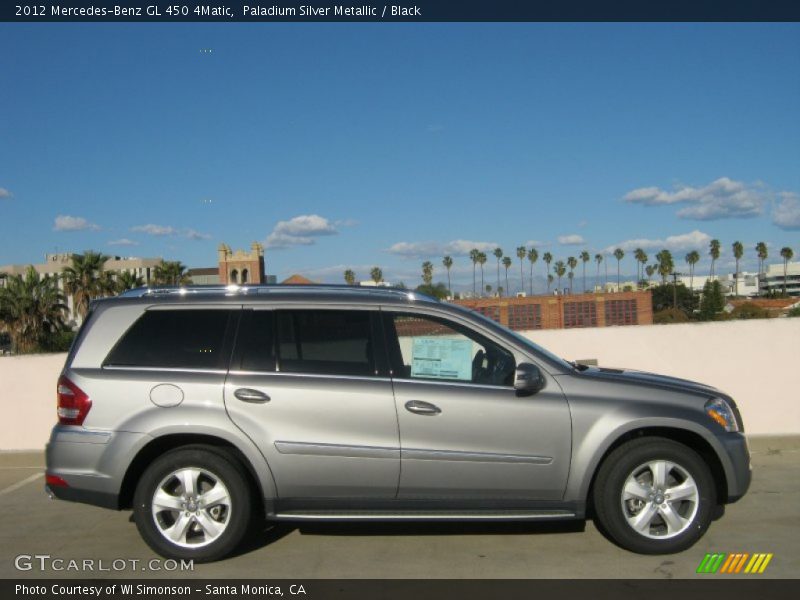 Paladium Silver Metallic / Black 2012 Mercedes-Benz GL 450 4Matic