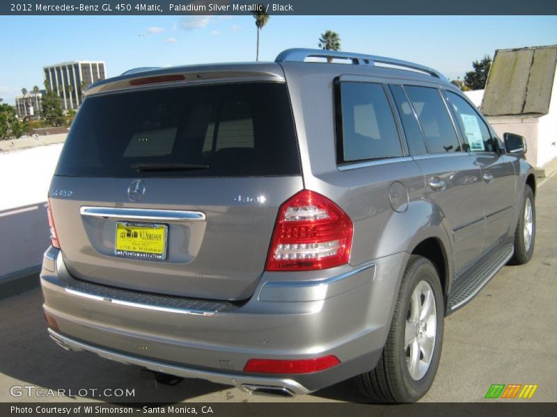 Paladium Silver Metallic / Black 2012 Mercedes-Benz GL 450 4Matic
