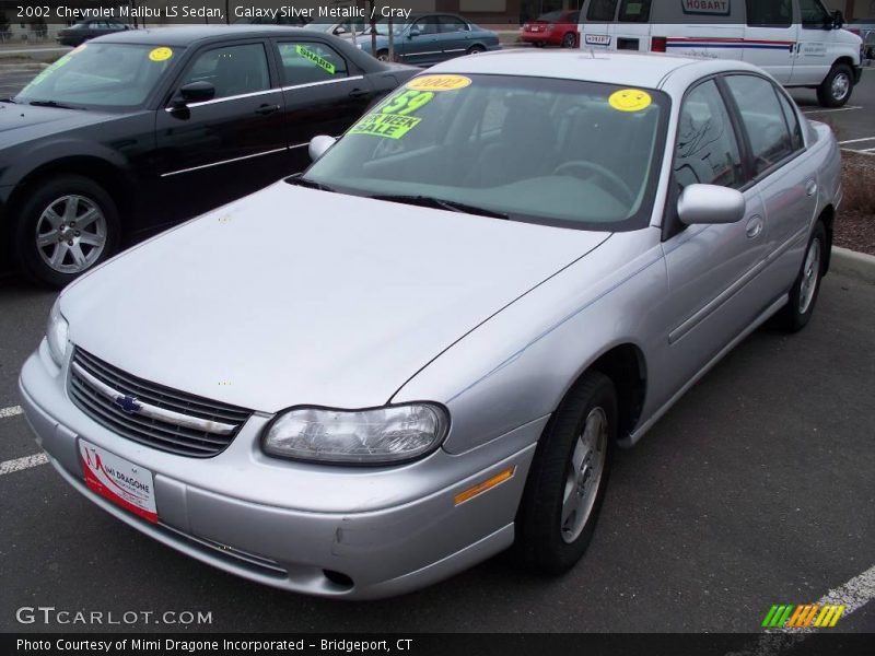Galaxy Silver Metallic / Gray 2002 Chevrolet Malibu LS Sedan