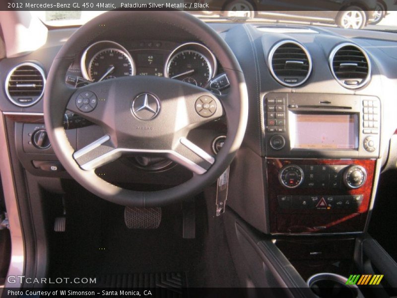 Paladium Silver Metallic / Black 2012 Mercedes-Benz GL 450 4Matic