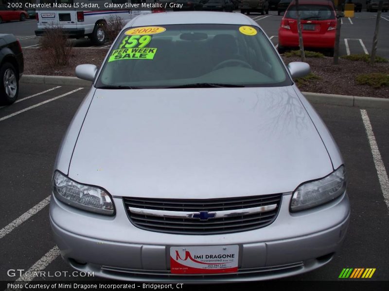 Galaxy Silver Metallic / Gray 2002 Chevrolet Malibu LS Sedan