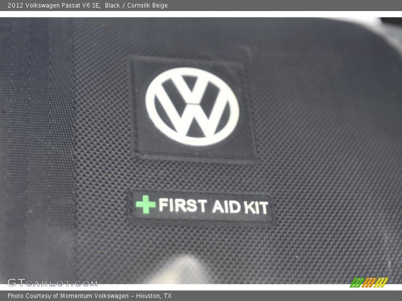 Black / Cornsilk Beige 2012 Volkswagen Passat V6 SE