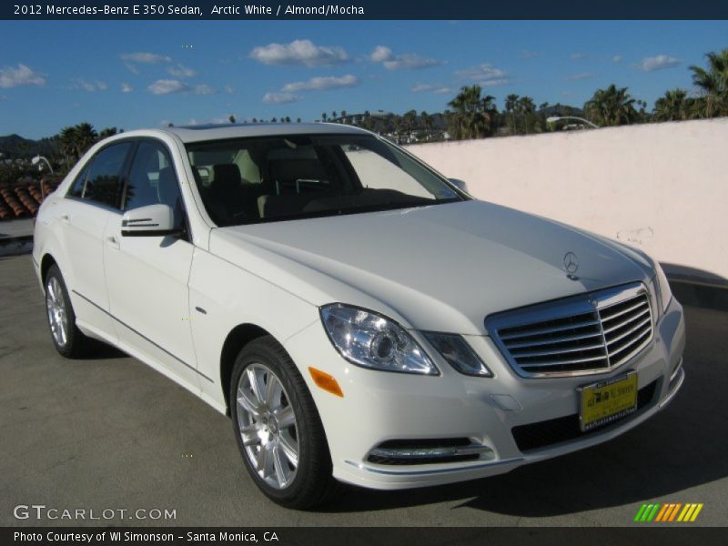 Arctic White / Almond/Mocha 2012 Mercedes-Benz E 350 Sedan