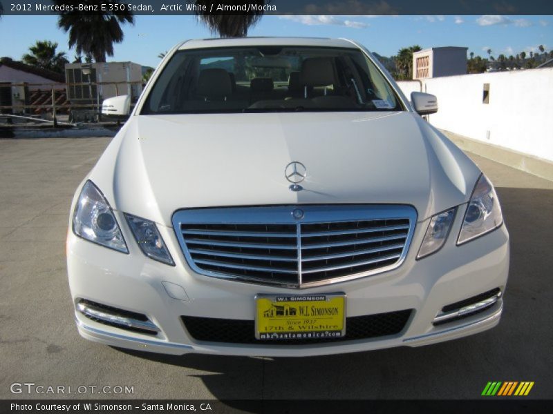 Arctic White / Almond/Mocha 2012 Mercedes-Benz E 350 Sedan