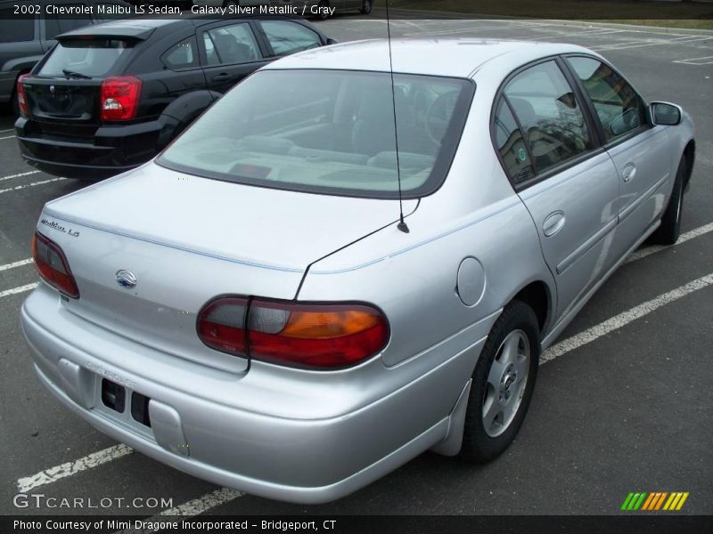 Galaxy Silver Metallic / Gray 2002 Chevrolet Malibu LS Sedan