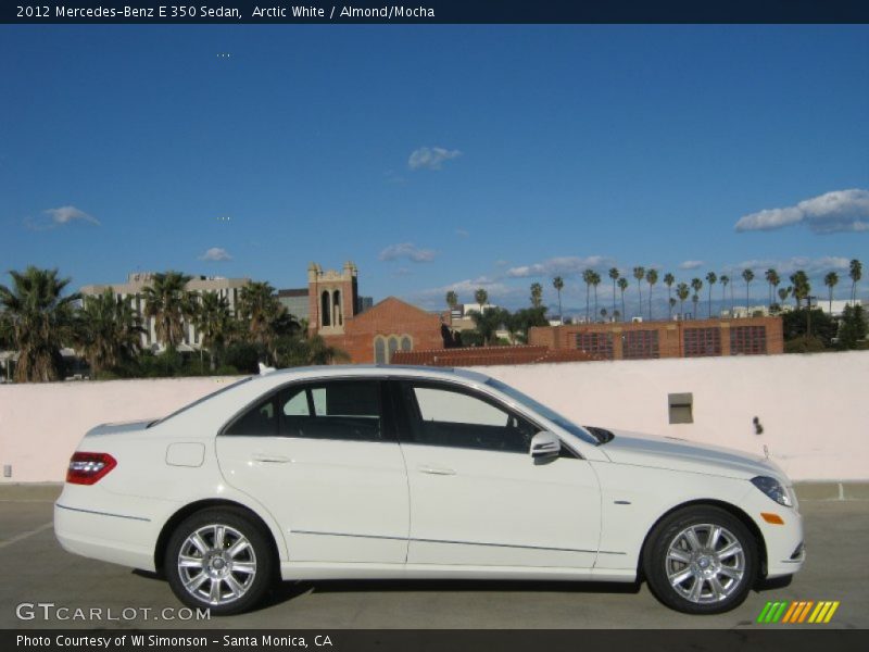 Arctic White / Almond/Mocha 2012 Mercedes-Benz E 350 Sedan
