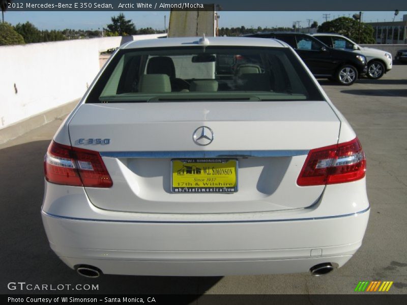 Arctic White / Almond/Mocha 2012 Mercedes-Benz E 350 Sedan