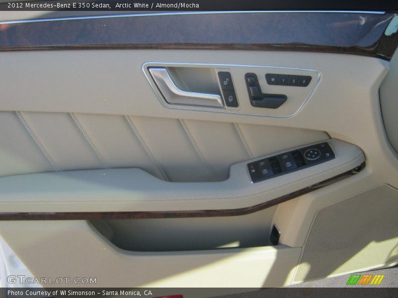 Arctic White / Almond/Mocha 2012 Mercedes-Benz E 350 Sedan