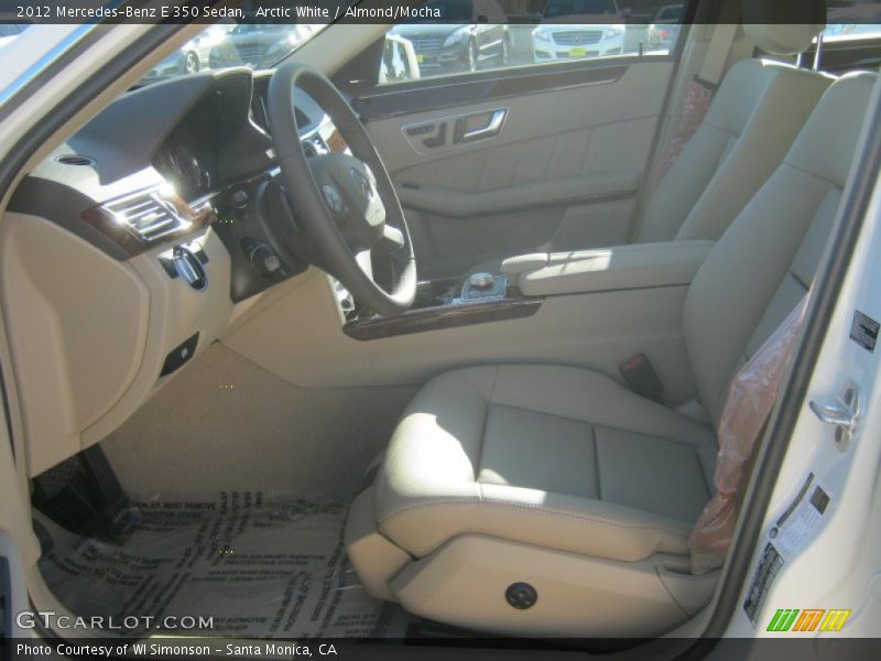 Arctic White / Almond/Mocha 2012 Mercedes-Benz E 350 Sedan