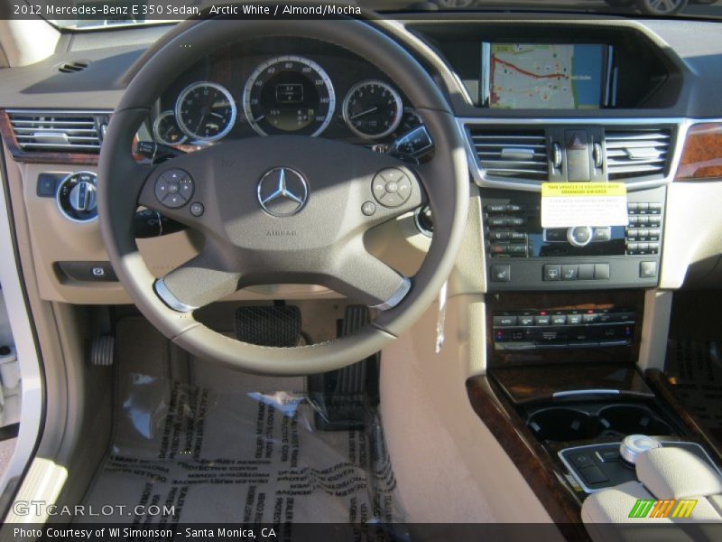 Arctic White / Almond/Mocha 2012 Mercedes-Benz E 350 Sedan