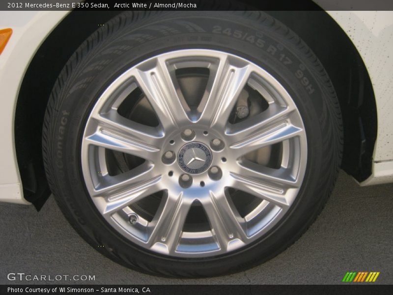 Arctic White / Almond/Mocha 2012 Mercedes-Benz E 350 Sedan