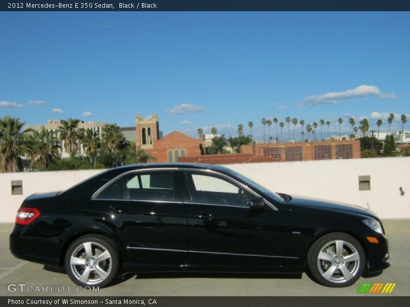 Black / Black 2012 Mercedes-Benz E 350 Sedan