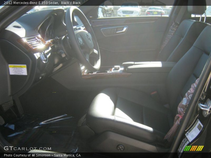 Black / Black 2012 Mercedes-Benz E 350 Sedan