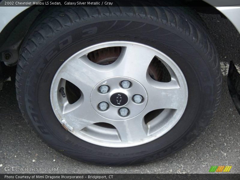 Galaxy Silver Metallic / Gray 2002 Chevrolet Malibu LS Sedan