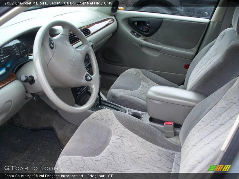 Galaxy Silver Metallic / Gray 2002 Chevrolet Malibu LS Sedan